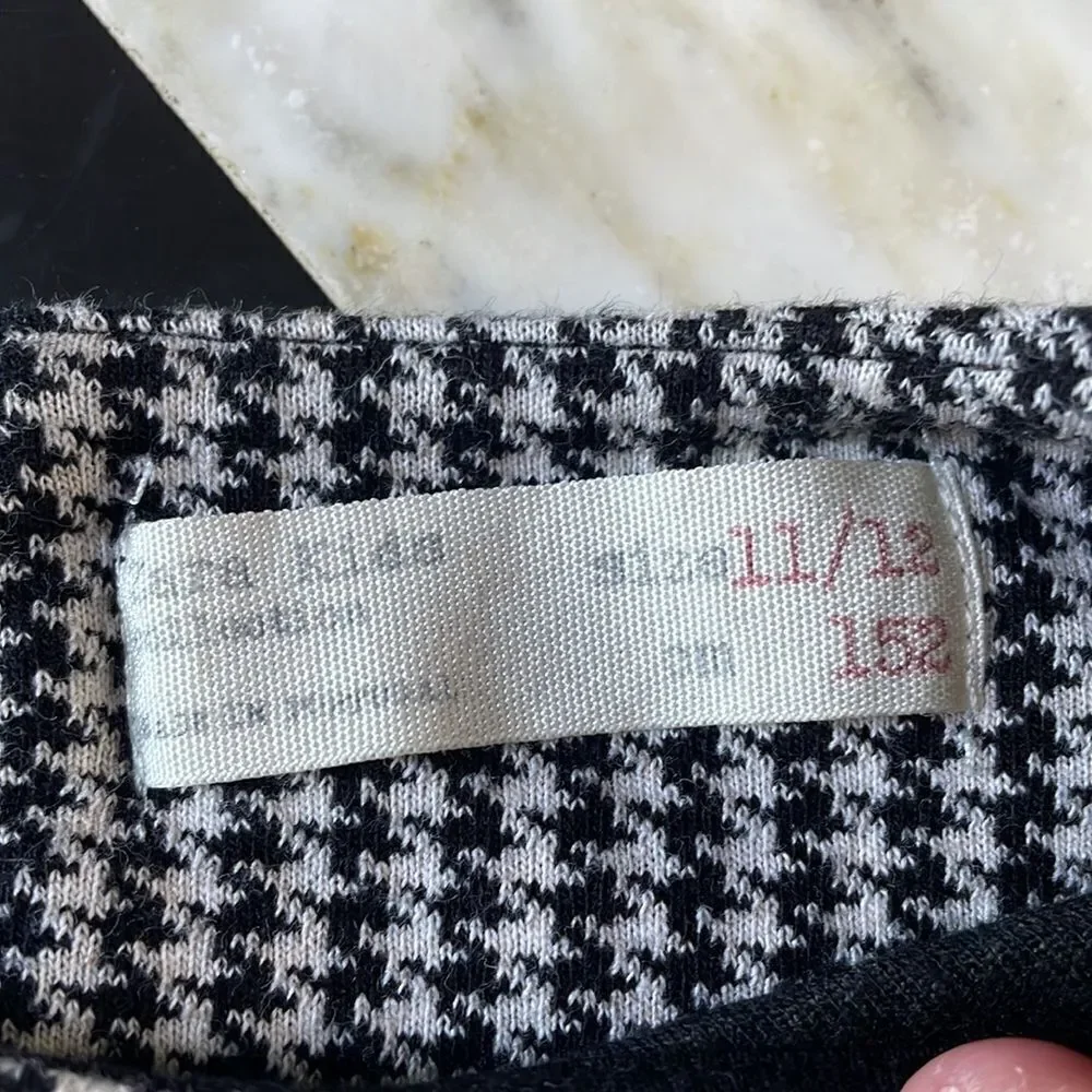 Zara Kids Collection Houndstooth Dress